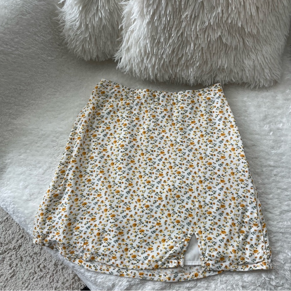 Hollister Floral Mini Skirt